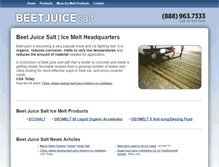 Tablet Screenshot of beetjuicesalt.com